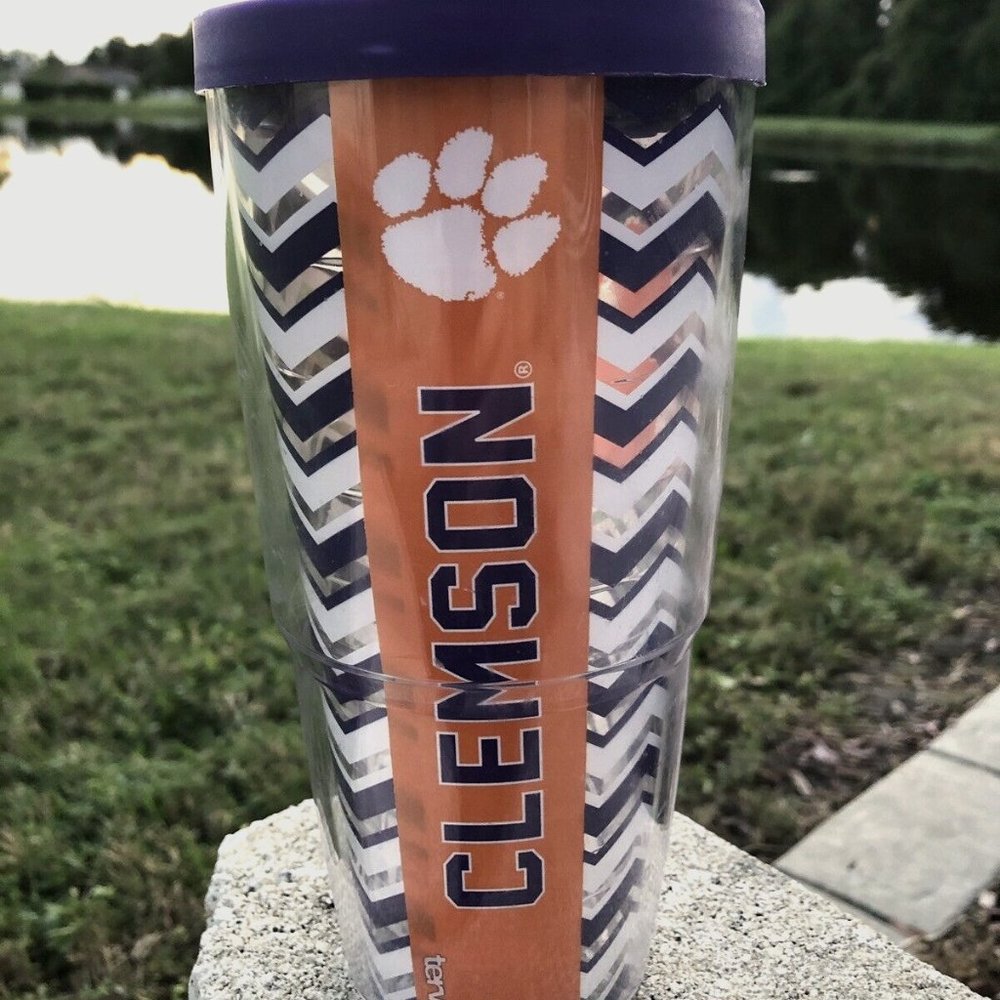 CLEMSON UNIVERSITY TERVIS TUMBLER WITH LID 24 OZ.
